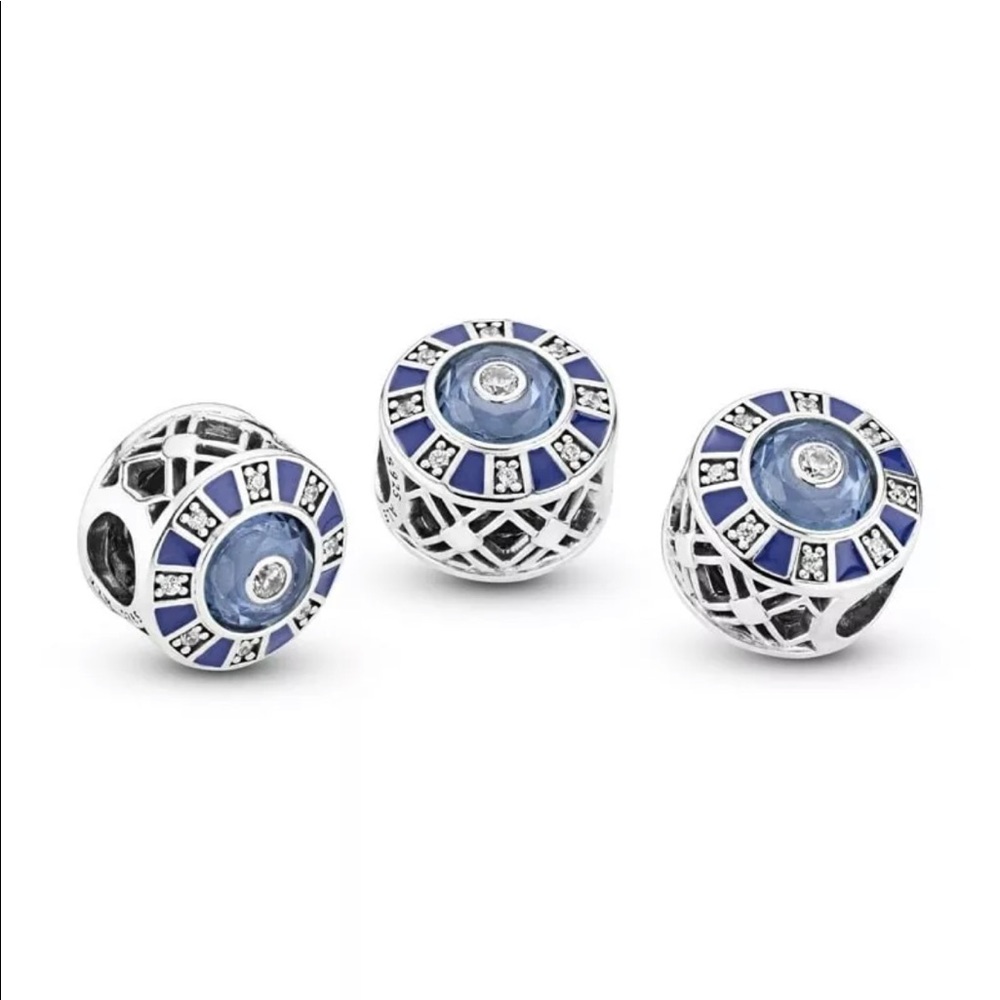 Blue Mosaic Charm